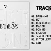 Der musikalische text MARCH von SEVENTEEN ist auch in dem Album vorhanden Face the sun (2022)